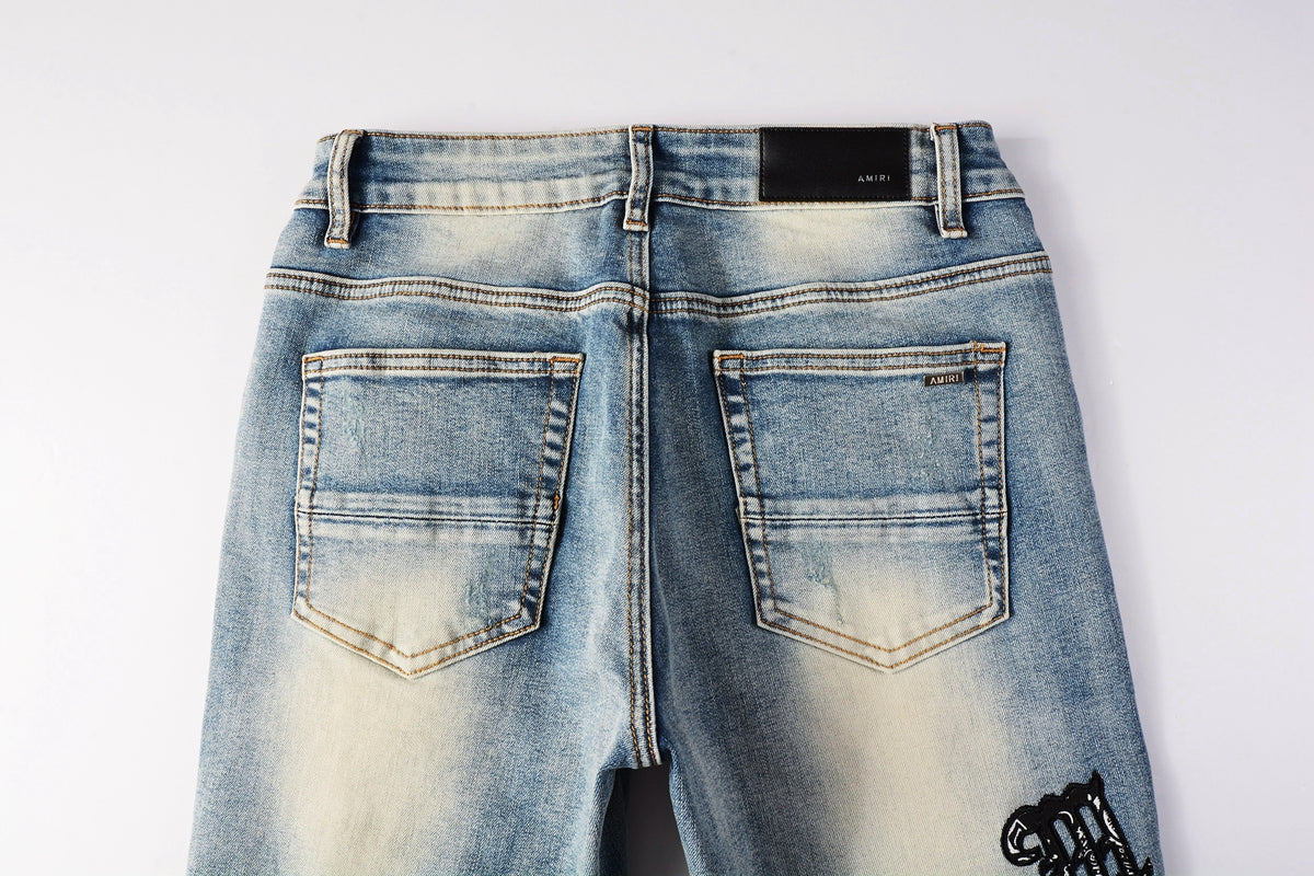 VELCEN Amiri Fashion Jeans #828-1
