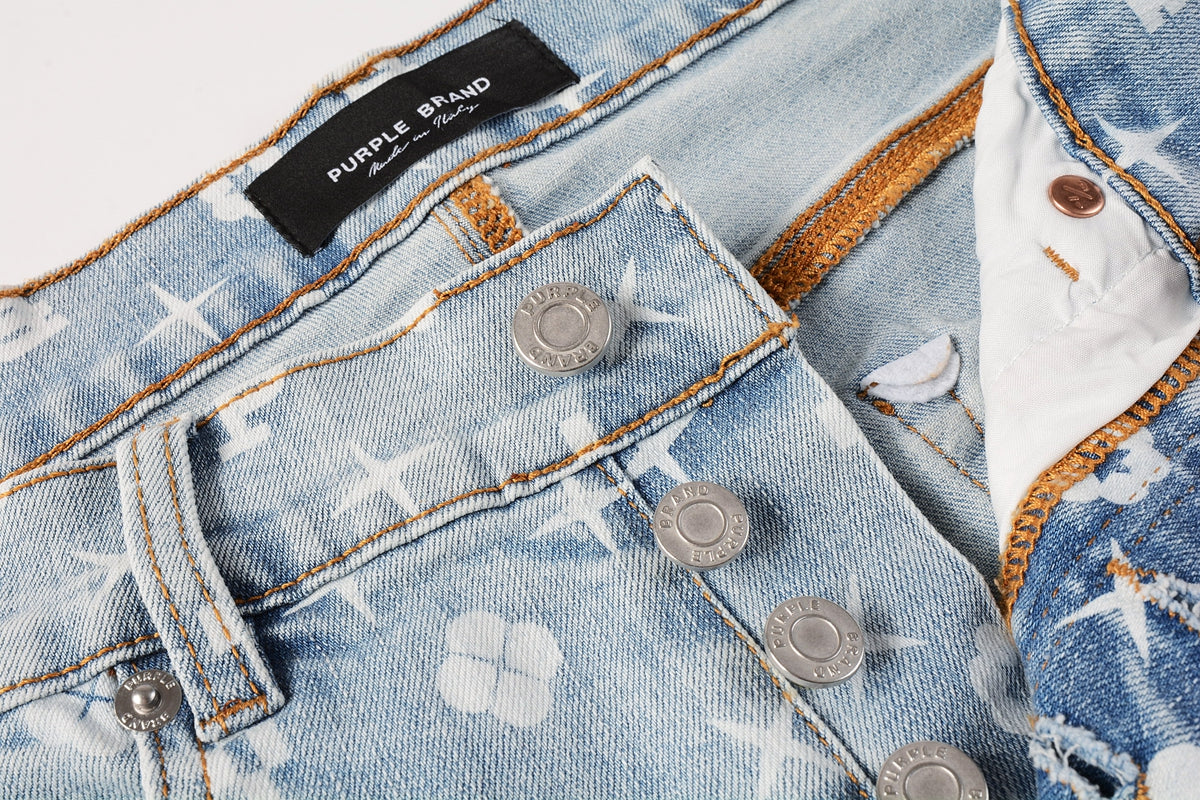 VELCEN Purple Brand Jeans #9089