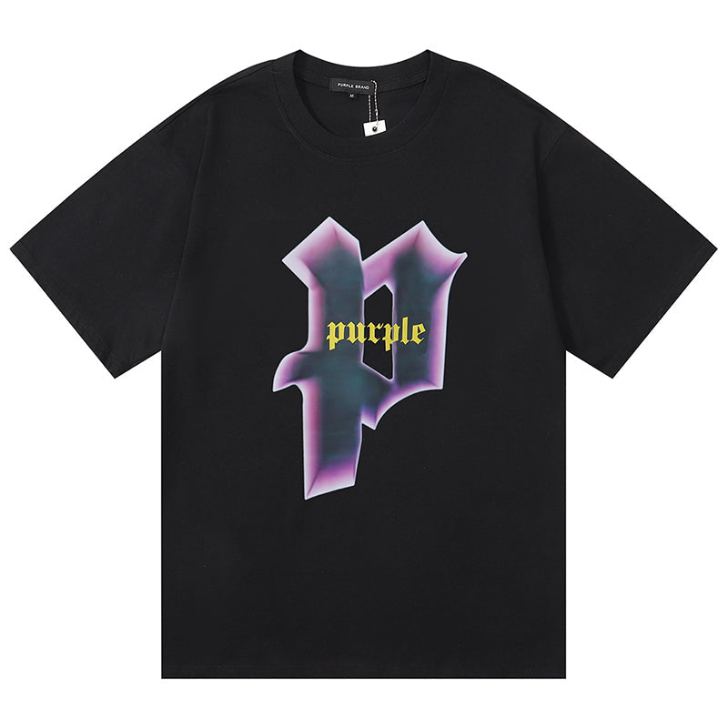 VELCEN Purple Brand Fashion T-Shirt