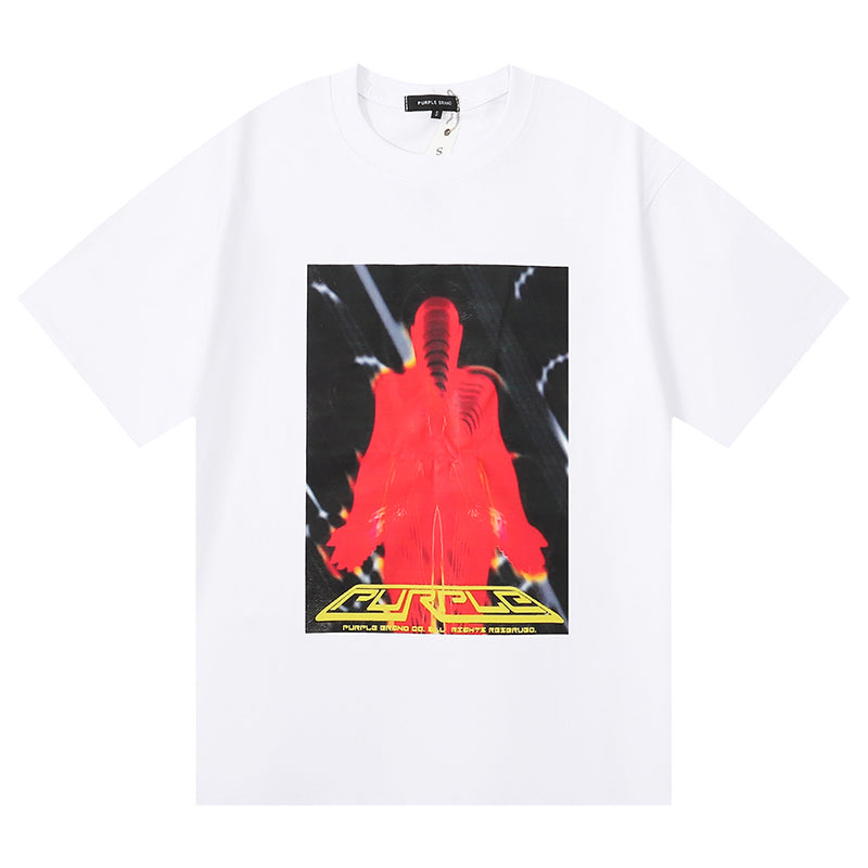 VELCEN Purple Brand Fashion T-Shirt