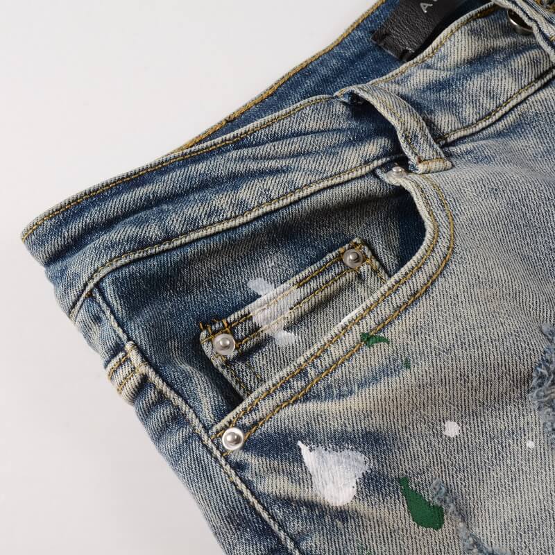 VELCEN Amiri Fashion Jeans  #883