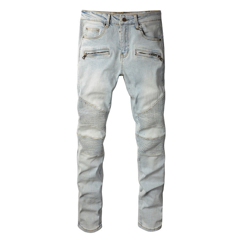 VELCEN Purple Brand Jeans #1098