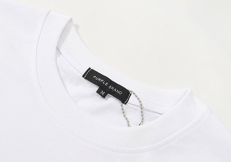 VELCEN Purple Brand Fashion T-Shirt