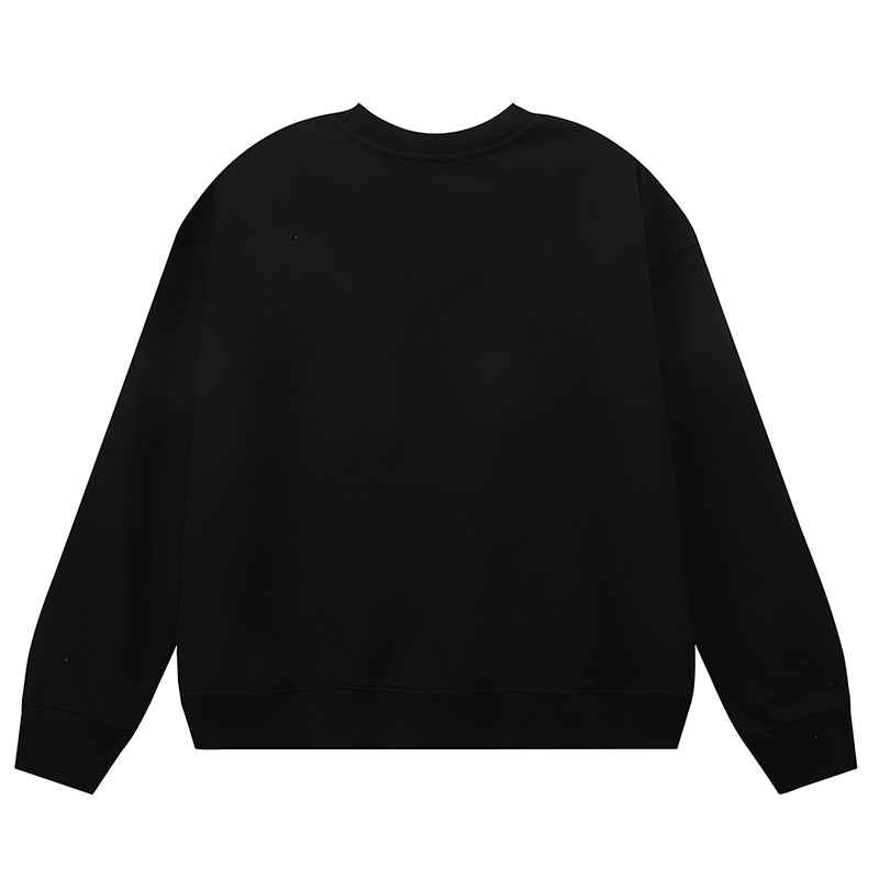 VELCEN Purple Brand Logo Printed Sweatshirts