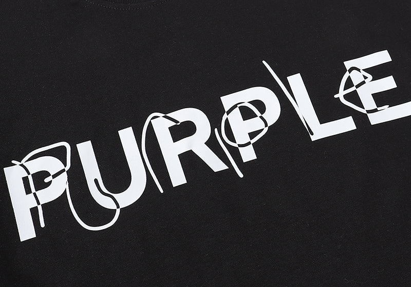 VELCEN Purple Brand Fashion T-Shirt