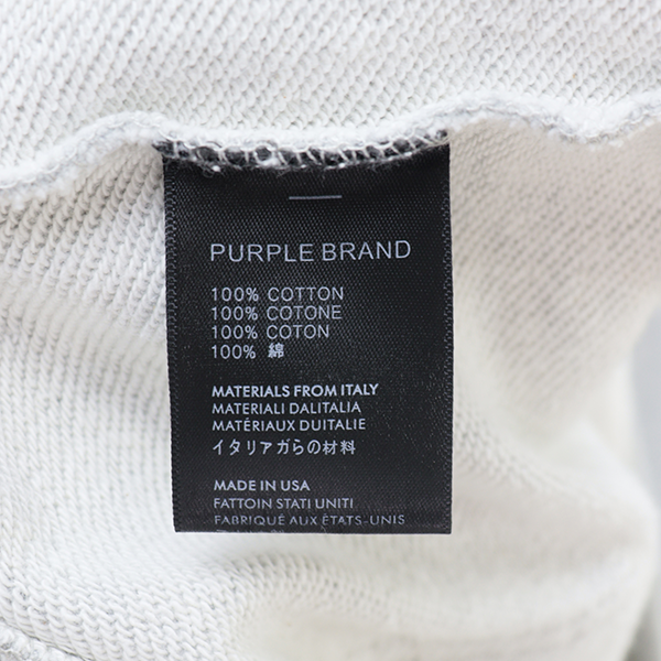 VELCEN Purple Brand Logo Printed Hoodies