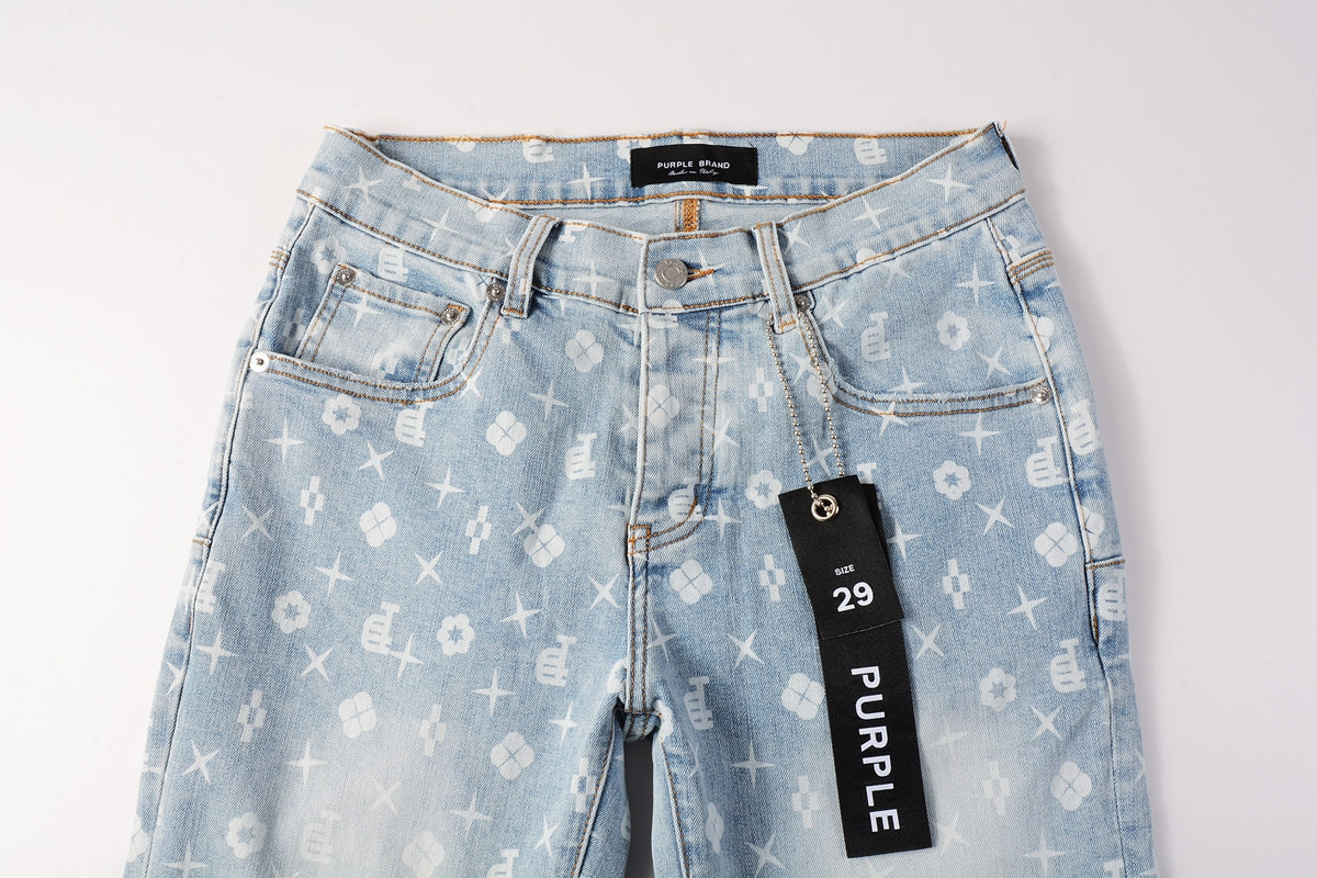 VELCEN Purple Brand Jeans #9089