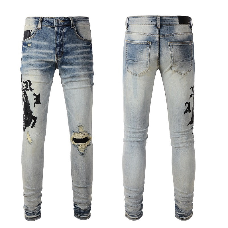 VELCEN Amiri Fashion Jeans  #882