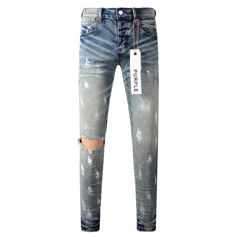 VELCEN Purple Brand Jeans #9043