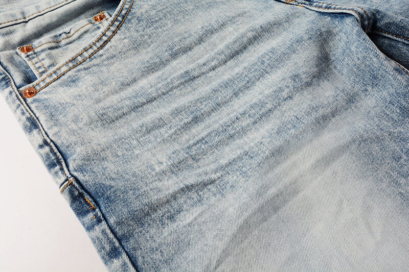 VELCEN Purple Brand Jeans #9053