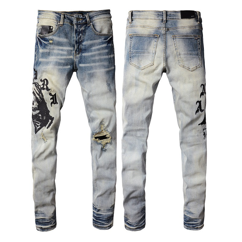 VELCEN Amiri Fashion Jeans  #882