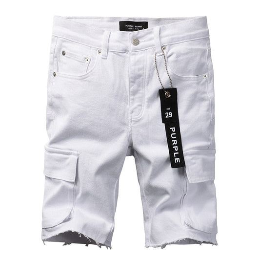 VELCEN Purple Brand Denim Shorts #5082