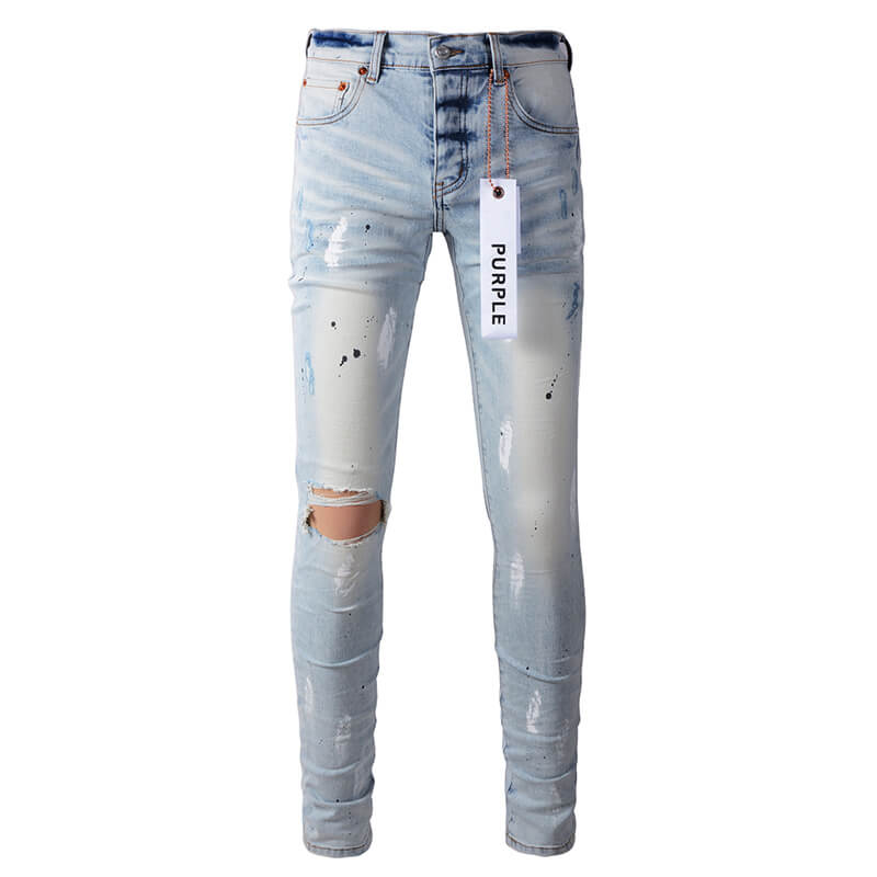 VELCEN Purple Brand Jeans #9006