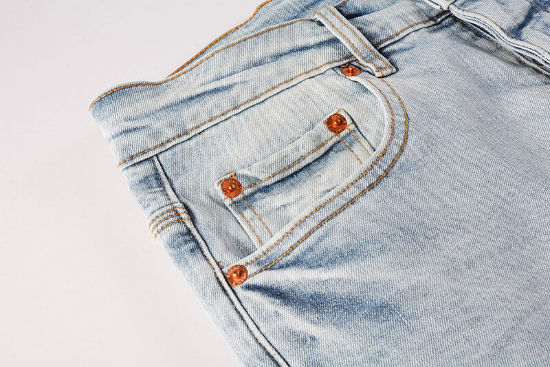 VELCEN Purple Brand Jeans #9048