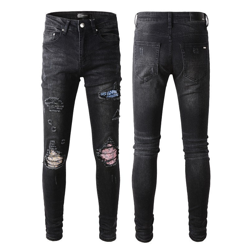 VELCEN Amiri Fashion Jeans  #867