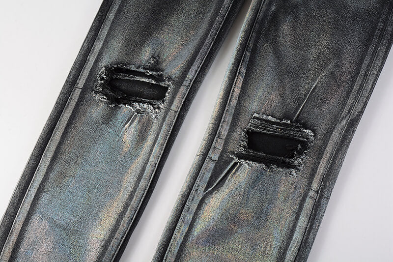 VELCEN Purple Brand Jeans #9028