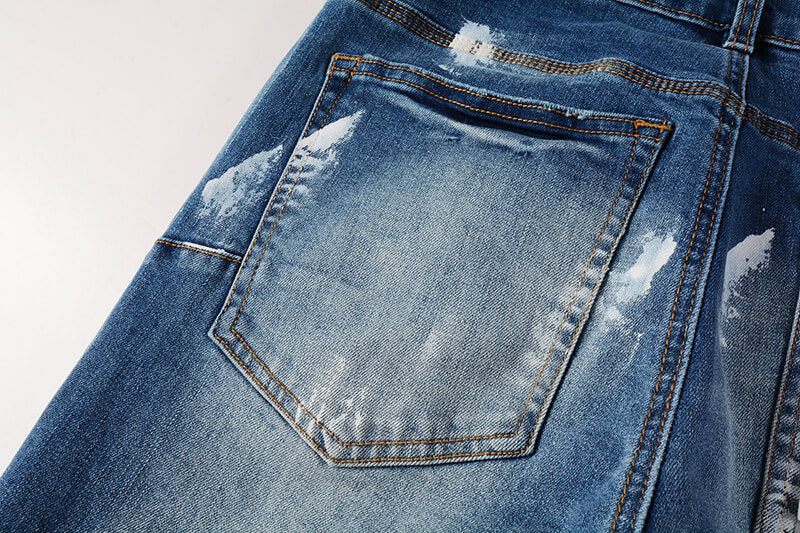 VELCEN Purple Brand Jeans #90511