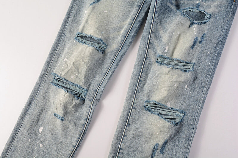 VELCEN Purple Brand Jeans #9003
