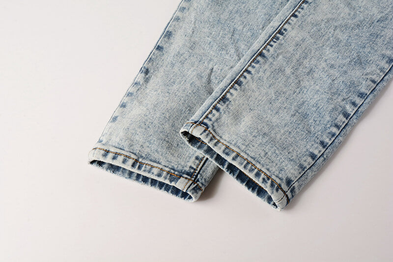 VELCEN Purple Brand Jeans #9053