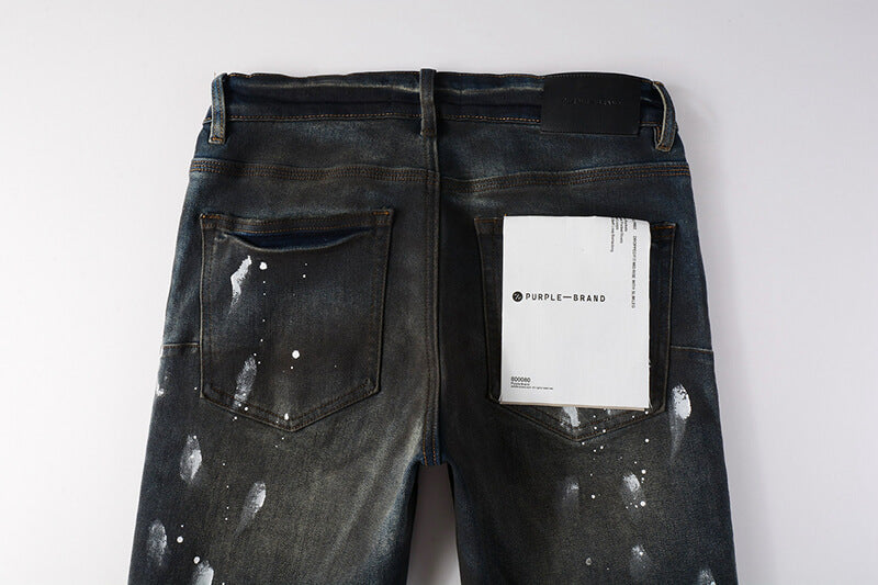 VELCEN Purple Brand Jeans #9036