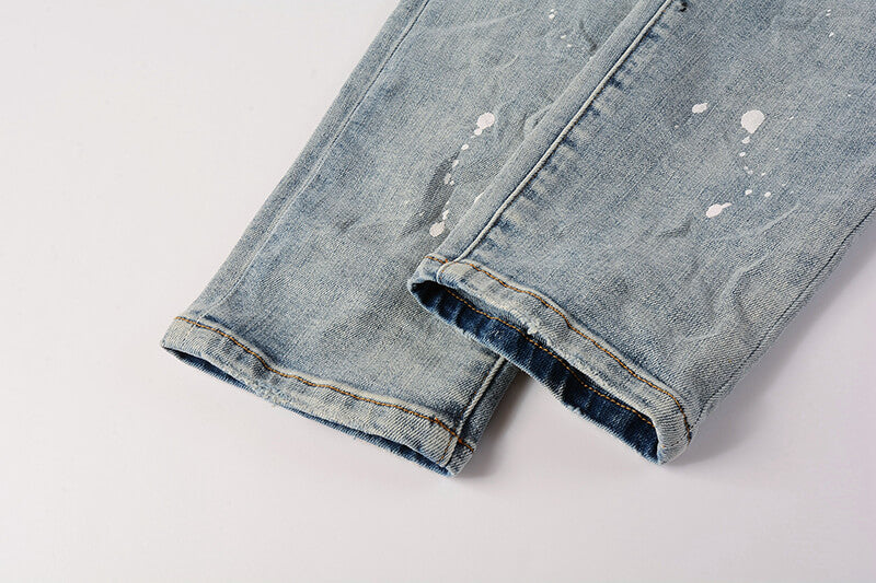 VELCEN Purple Brand Jeans #9003