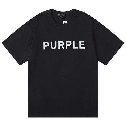 VELCEN Purple Brand Fashion T-Shirt