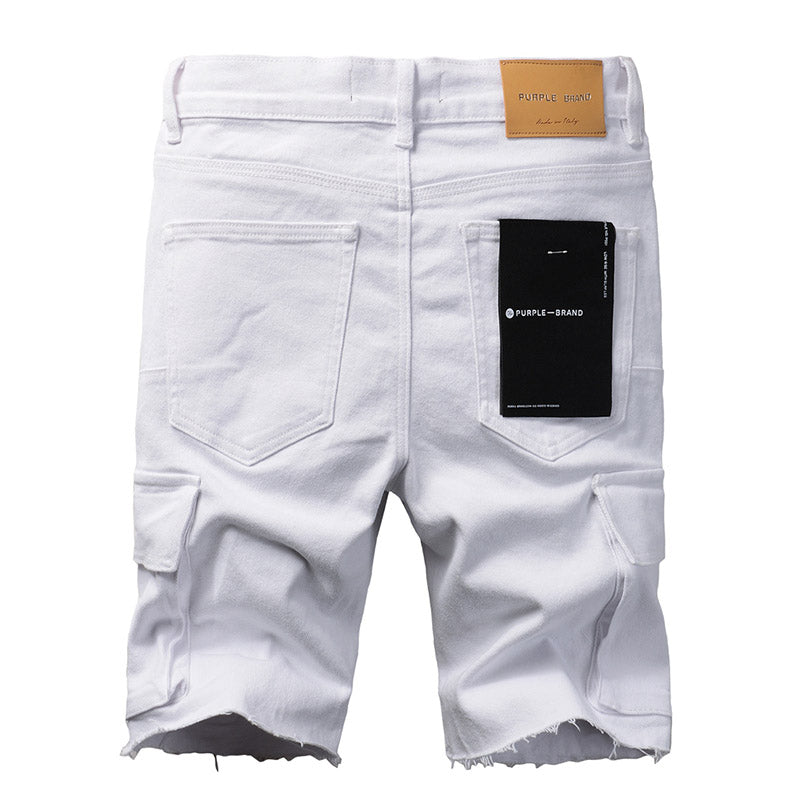 VELCEN Purple Brand Denim Shorts #5082