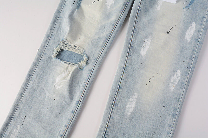VELCEN Purple Brand Jeans #9006