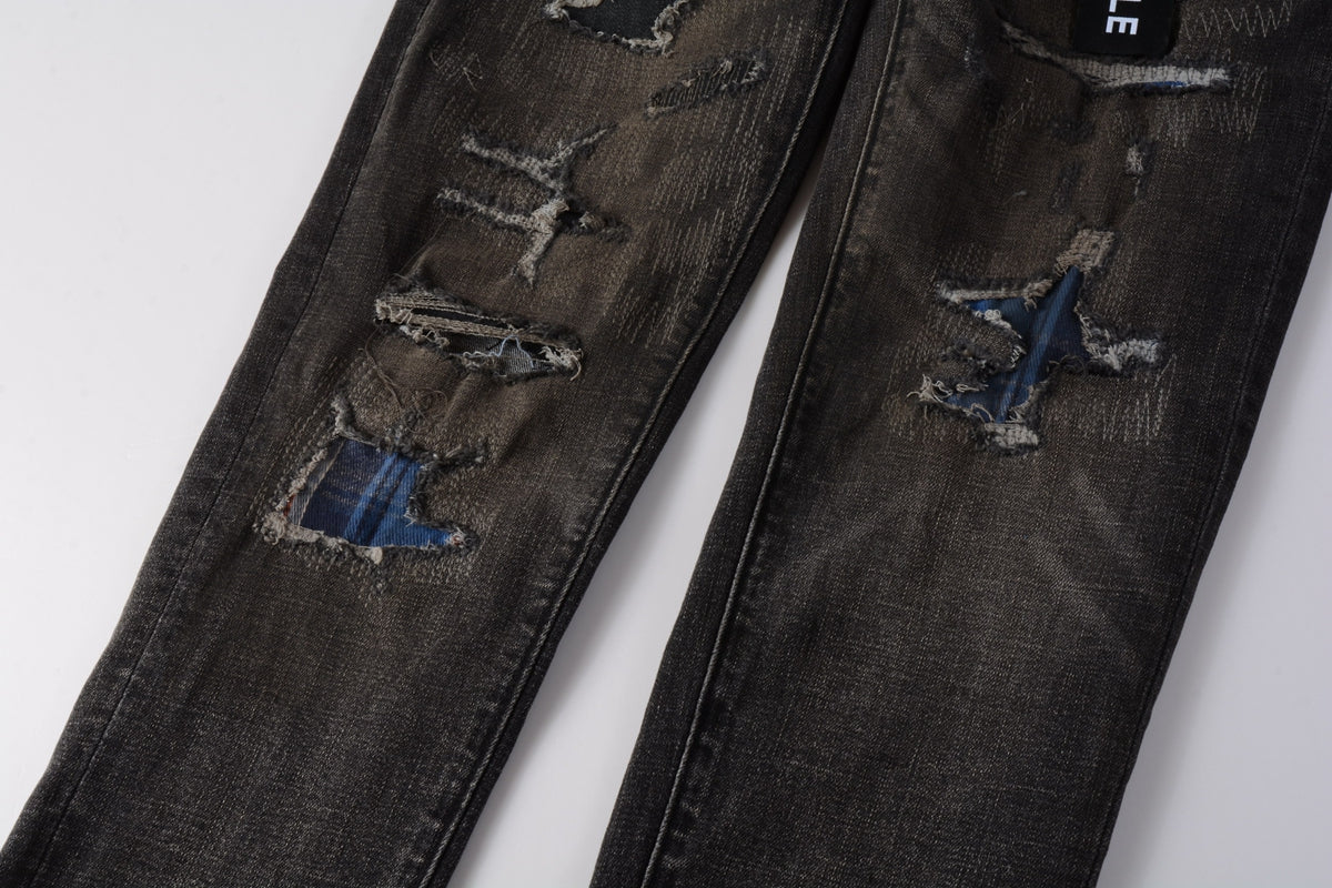 VELCEN Purple Brand Jeans #9080