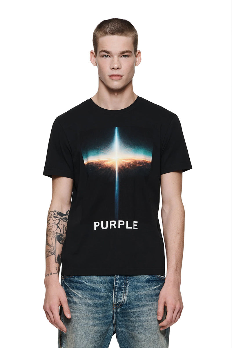 VELCEN Purple Brand Fashion T-Shirt