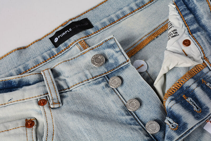 VELCEN Purple Brand Jeans #9006