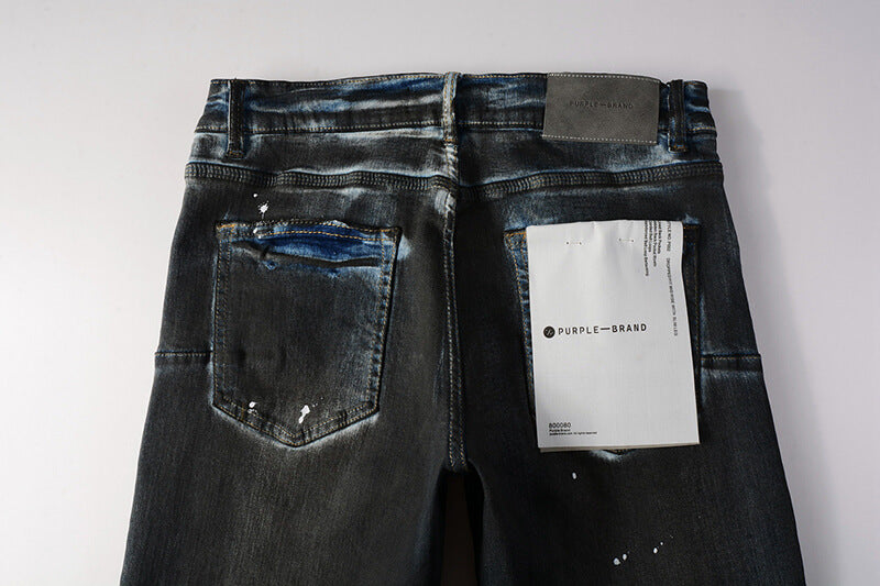 VELCEN Purple Brand Jeans #9051
