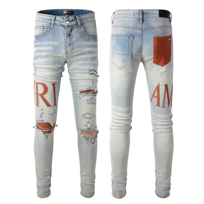 VELCEN Amiri Fashion Jeans  #840
