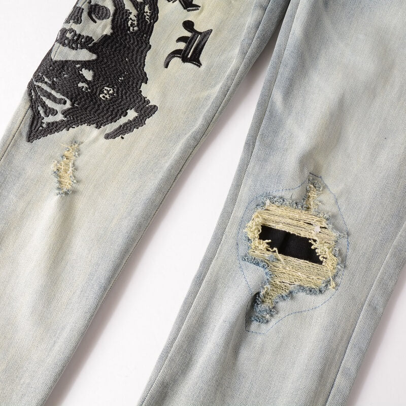 VELCEN Amiri Fashion Jeans  #882