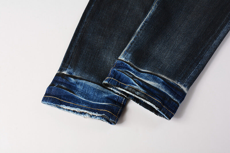 VELCEN Purple Brand Jeans #9051