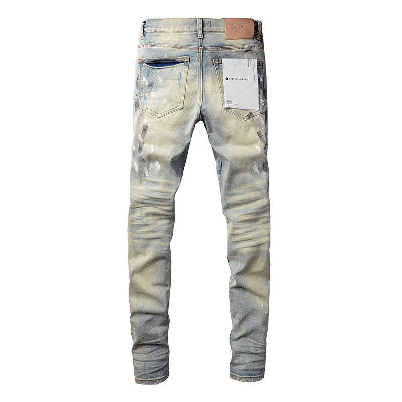 VELCEN Purple Brand Jeans #9007