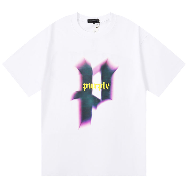 VELCEN Purple Brand Fashion T-Shirt