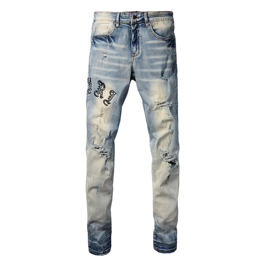 VELCEN Amiri Fashion Jeans #828-1