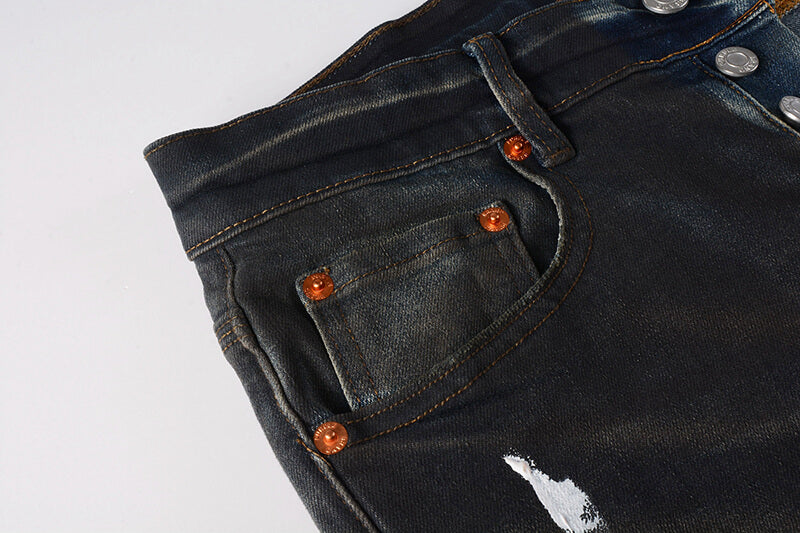 VELCEN Purple Brand Jeans #9036