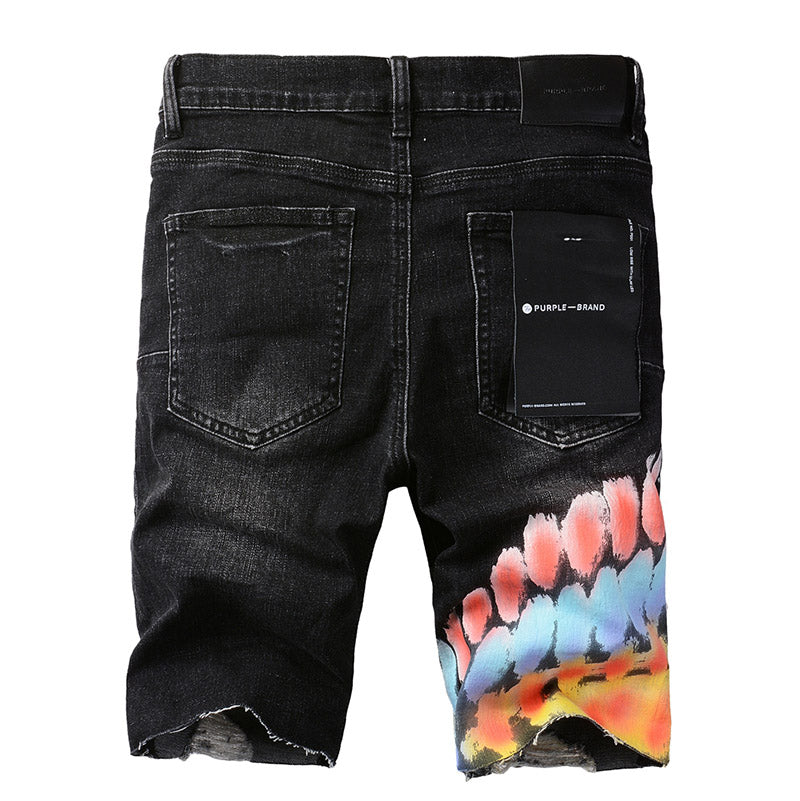 VELCEN Purple Brand Denim Shorts #5085