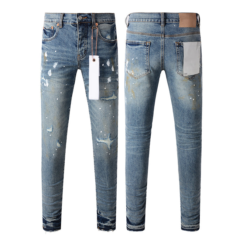 VELCEN Purple Brand Jeans #9077