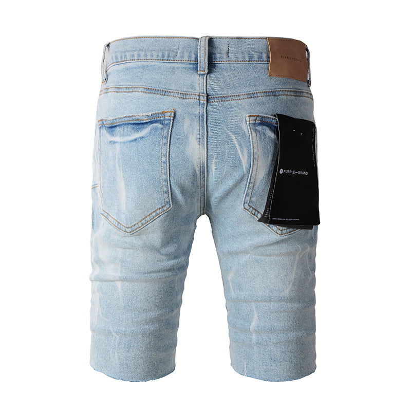 VELCEN Purple Brand Denim Shorts #5069