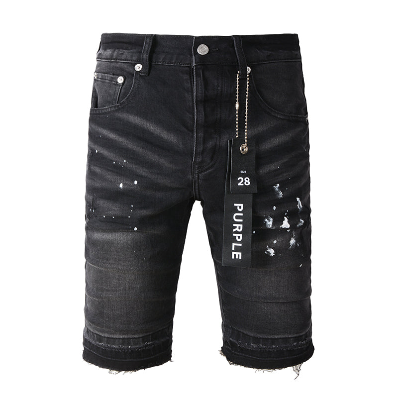 VELCEN Purple Brand Denim Shorts #5002
