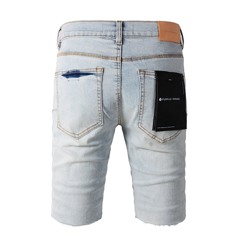 VELCEN Purple Brand Denim Shorts #5048