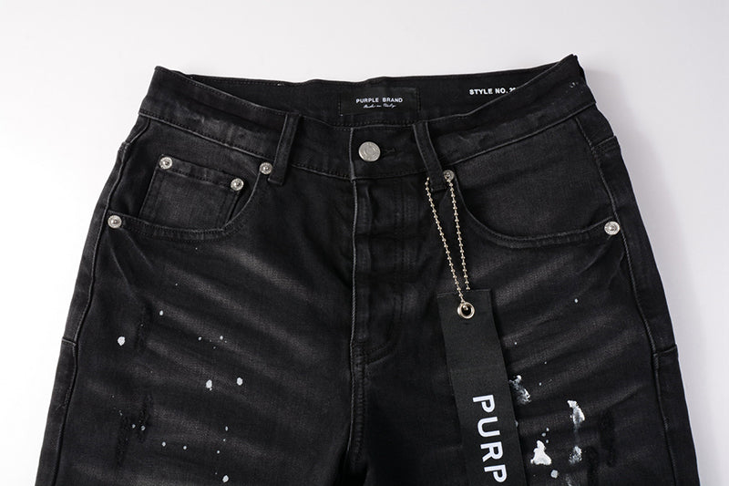 VELCEN Purple Brand Denim Shorts #5002