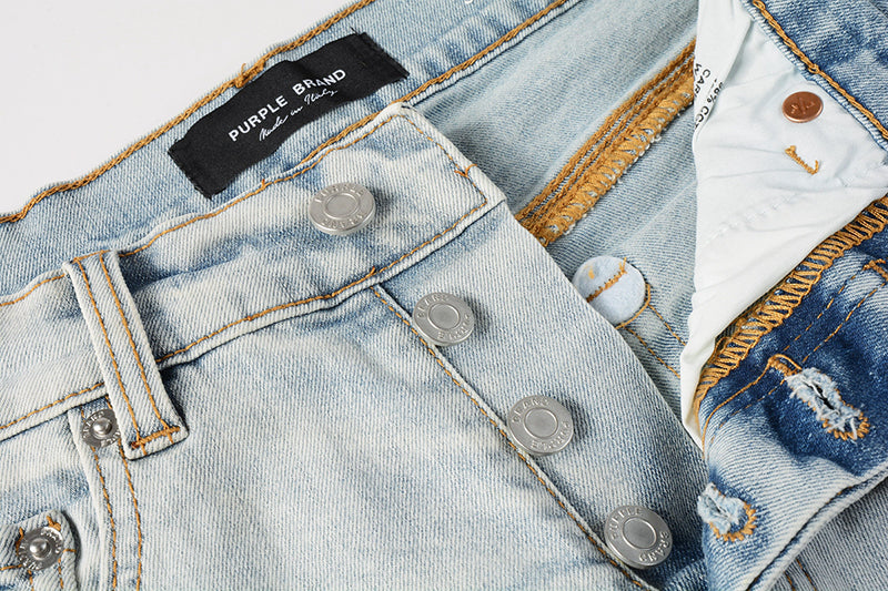 VELCEN Purple Brand Denim Shorts #5048