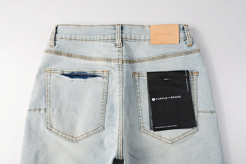 VELCEN Purple Brand Denim Shorts #5048