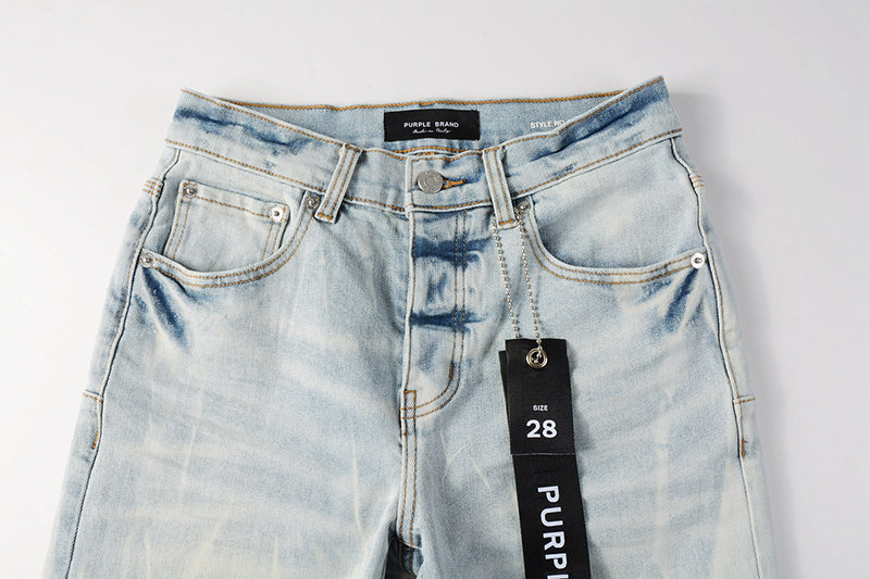 VELCEN Purple Brand Denim Shorts #5017