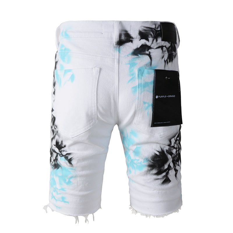VELCEN Purple Brand Denim Shorts #5065