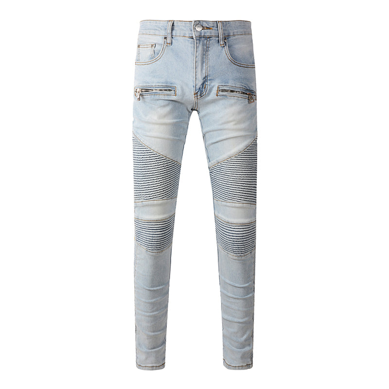 VELCEN Purple Brand Jeans #1098